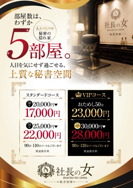 ５部屋の秘密の隠れ家